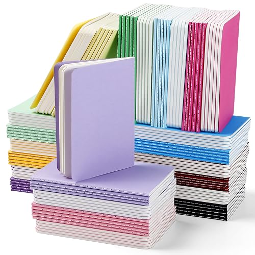 120 Pack Notebooks Bulk, 3.5 x 5.5 In Mini Pocket