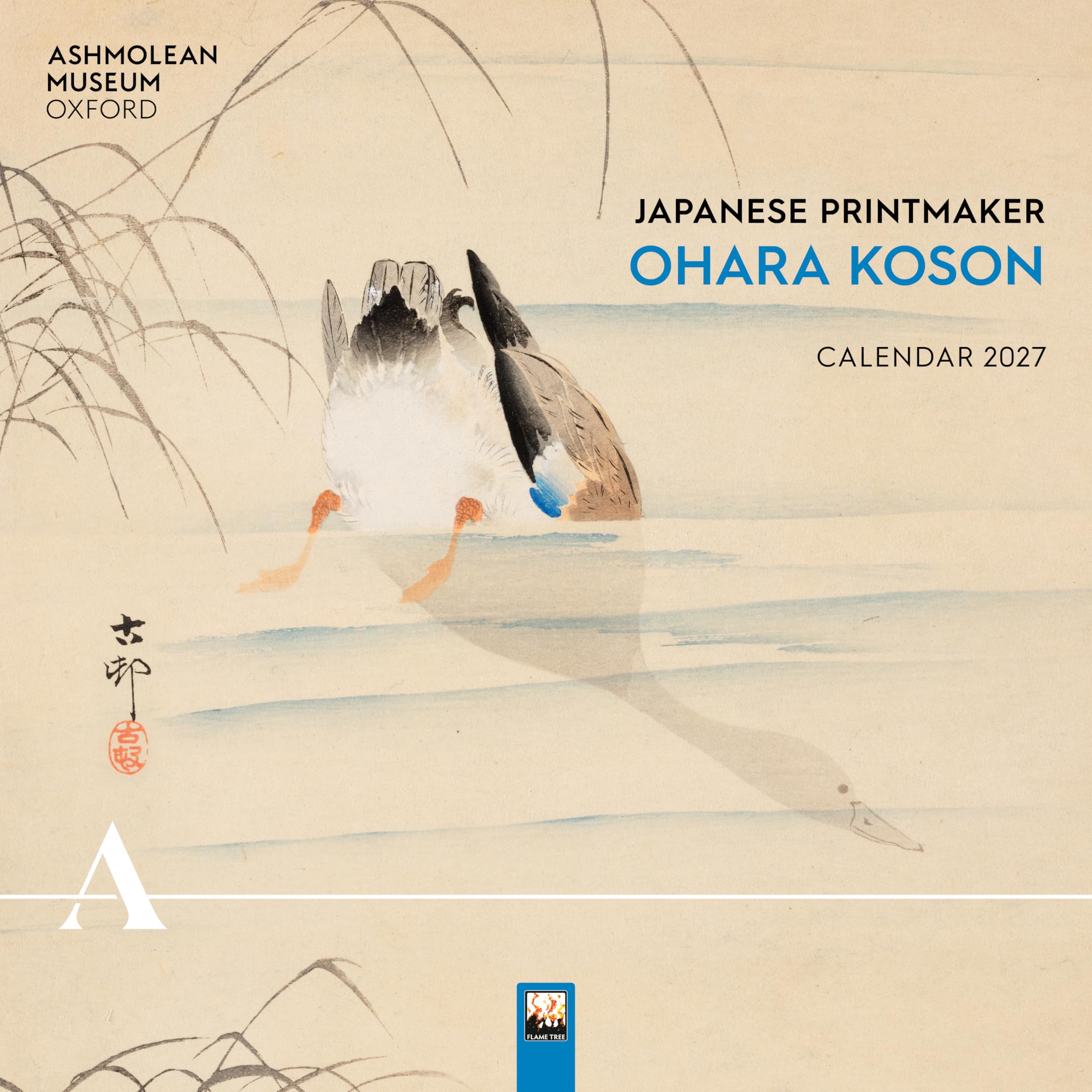 Ashmolean Museum: Japanese Printmaker Ohara Koson Wall Calendar 2027 (Art Calendar)