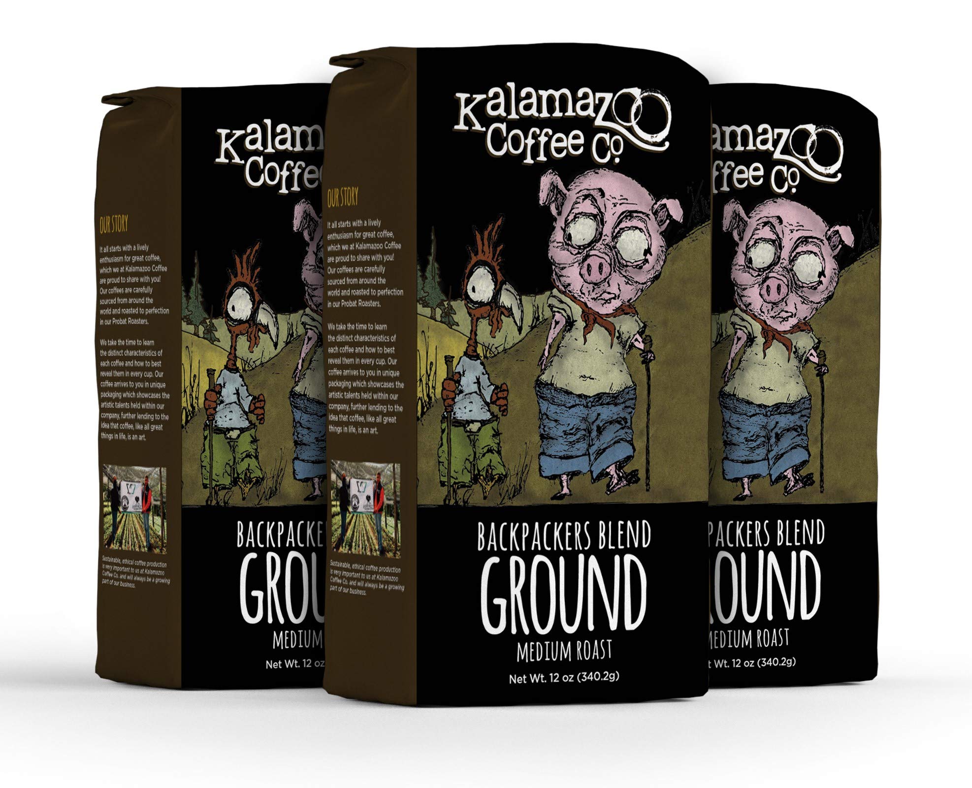 Amazon.com : KALAMAZOO COFFEE COMPANY Backpackers Blend Ground