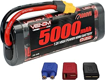 Venom 7.2V 5000mAh 6-Cell NiMH Battery with Universal Plug (EC3/Deans//Tamiya)