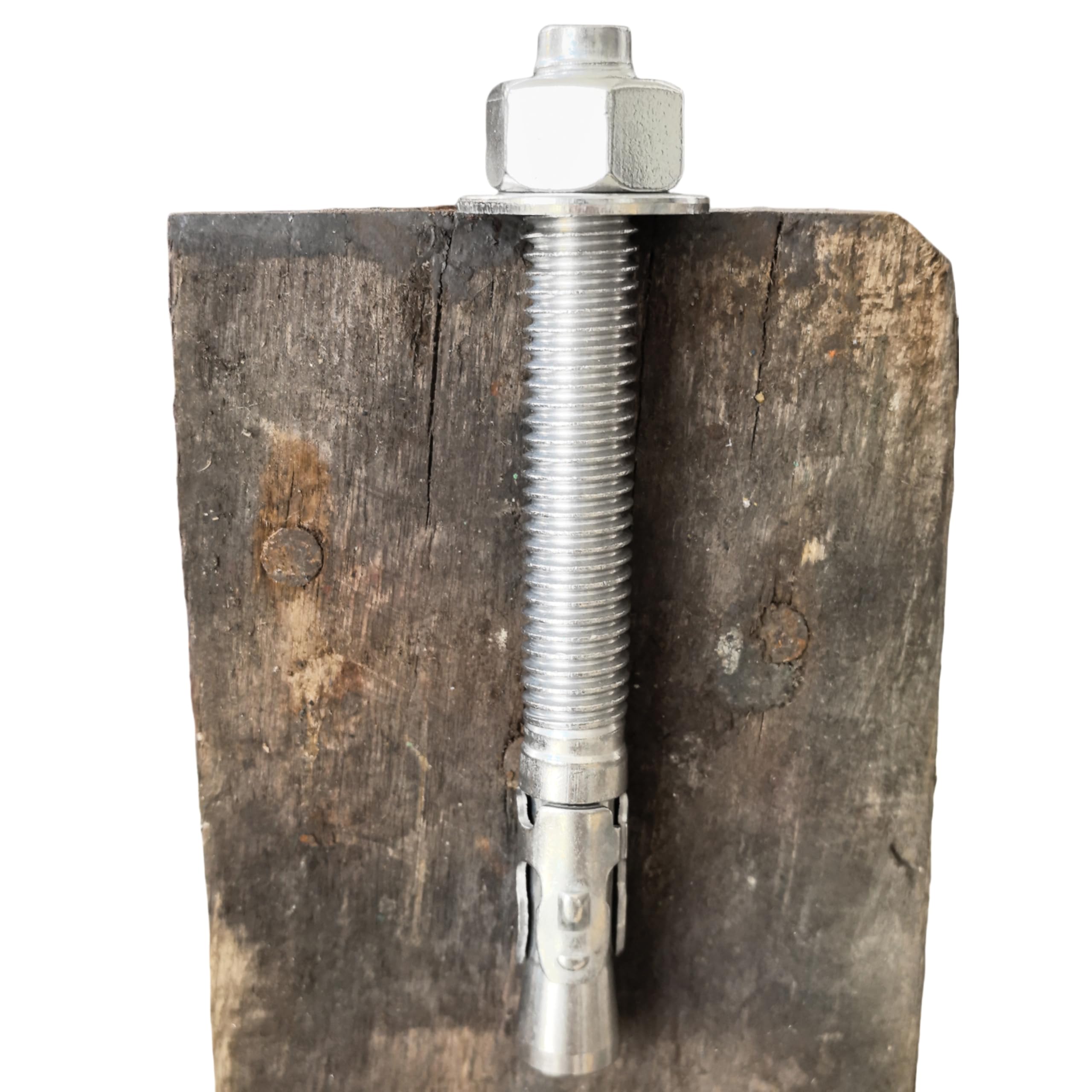 SANTIE 1/2" X 5-1/2" Strong Bolt Wedge Anchor - 304 Stainless Steel, Pkg 25