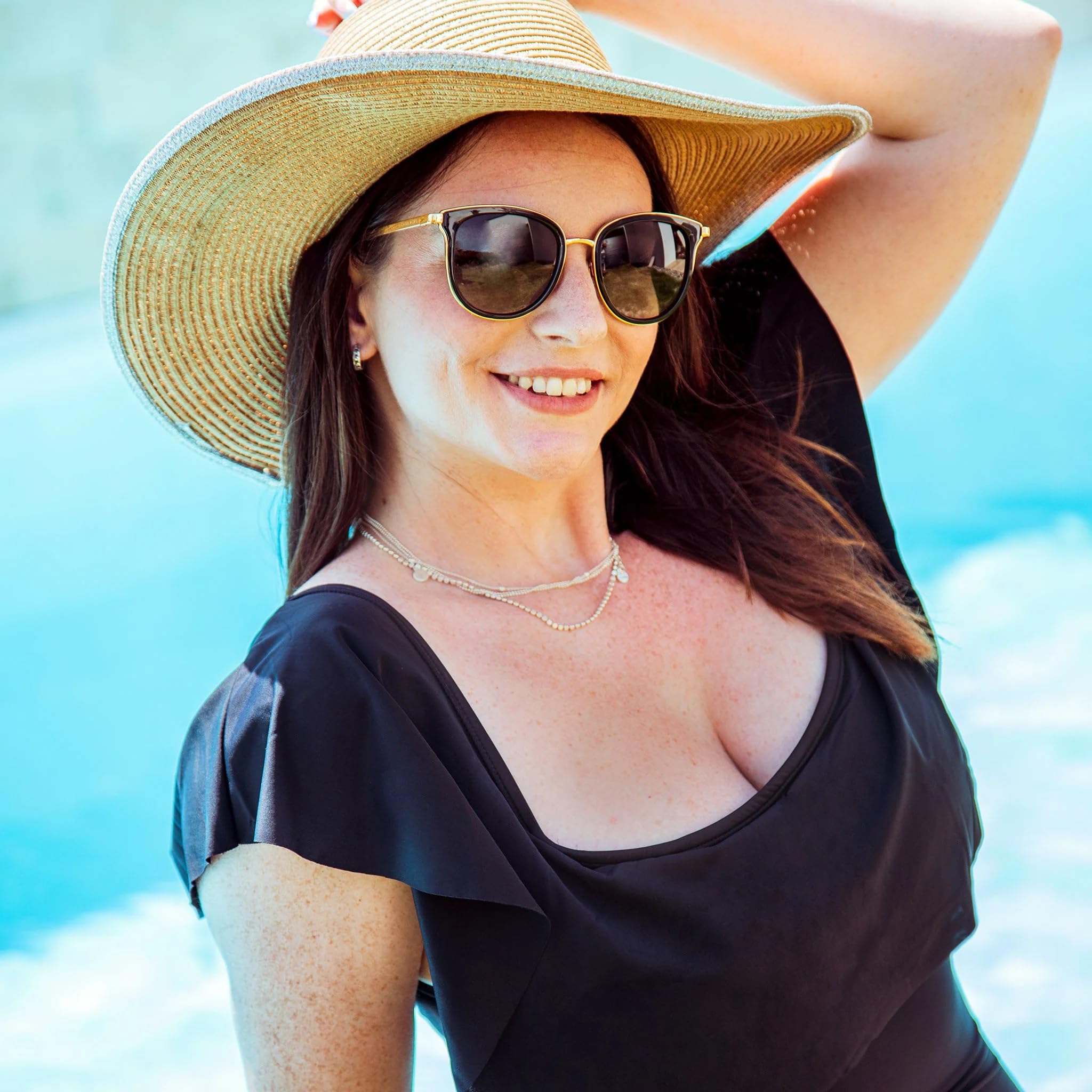 Maillot de Bain Menstruel Une Pièce - Collection Sélène - Hypoallergénique - Taille XS à 2XL