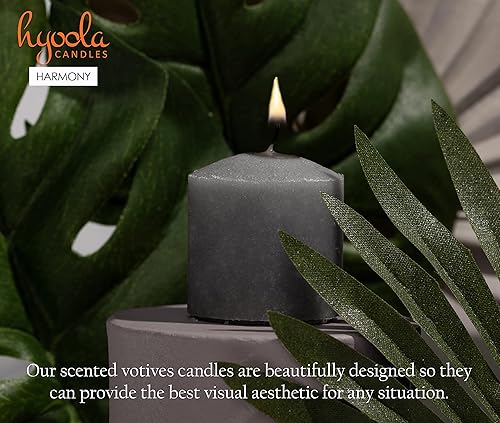 Miniatura 53 de HYOOLA Scented Votive Candles - Vanilla Votive Candles -12 Hour Burn Time - 9 Pack - European Made