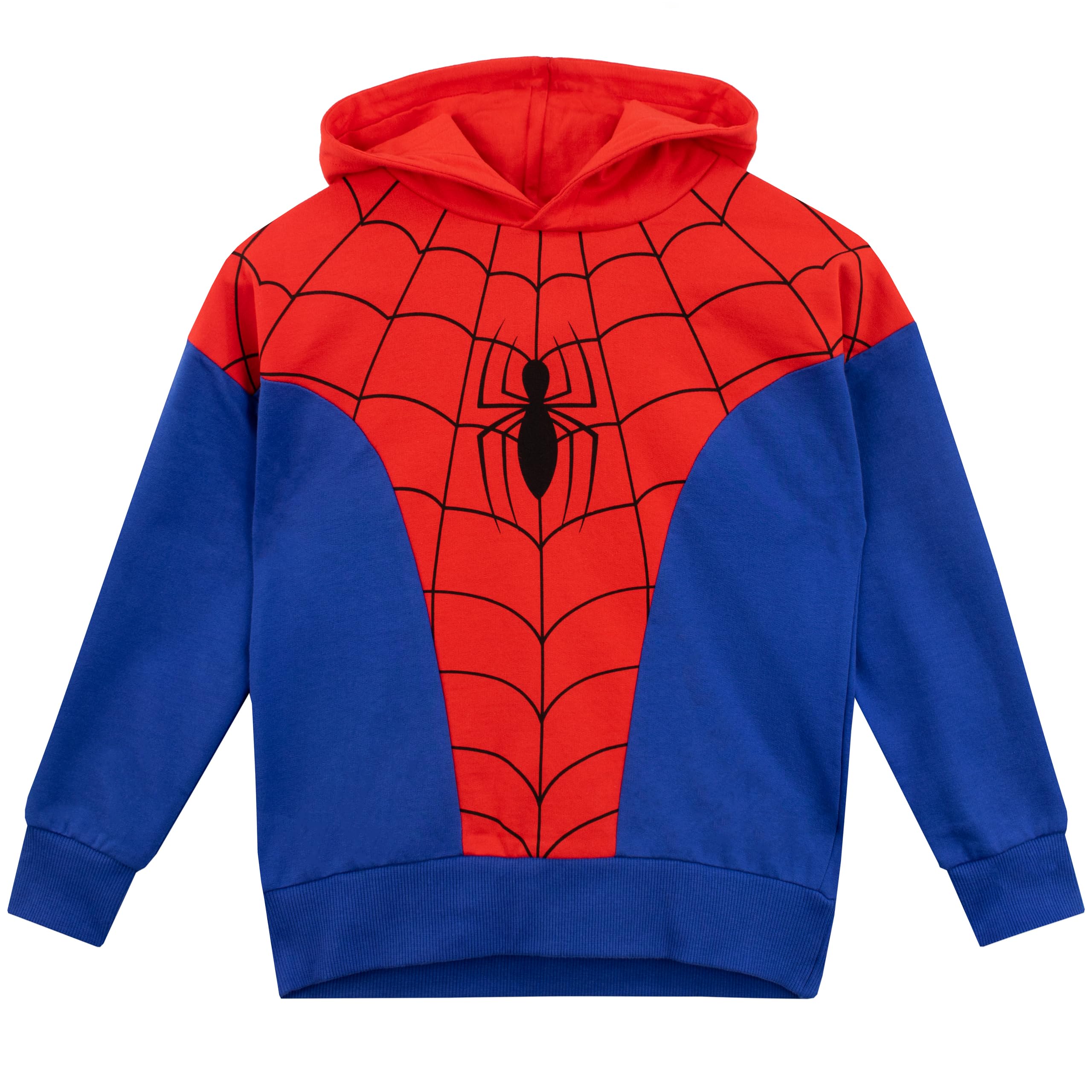 Marvel Chłopięca bluza z kapturem Spiderman | Chłopięce bluzy Spiderman do przebrania | Ubrania Spiderman dla dzieci