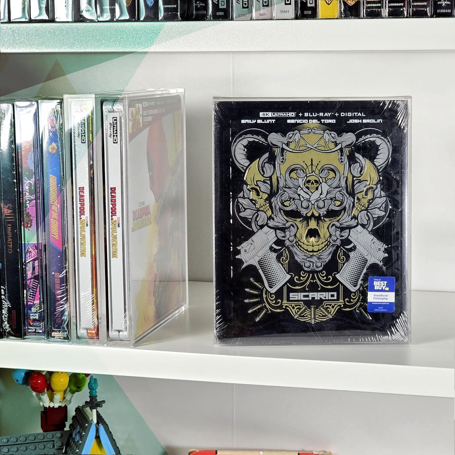 Steelbook with Plastic Slipcover Protector Case - 20 Pack | Clear protective sleeves