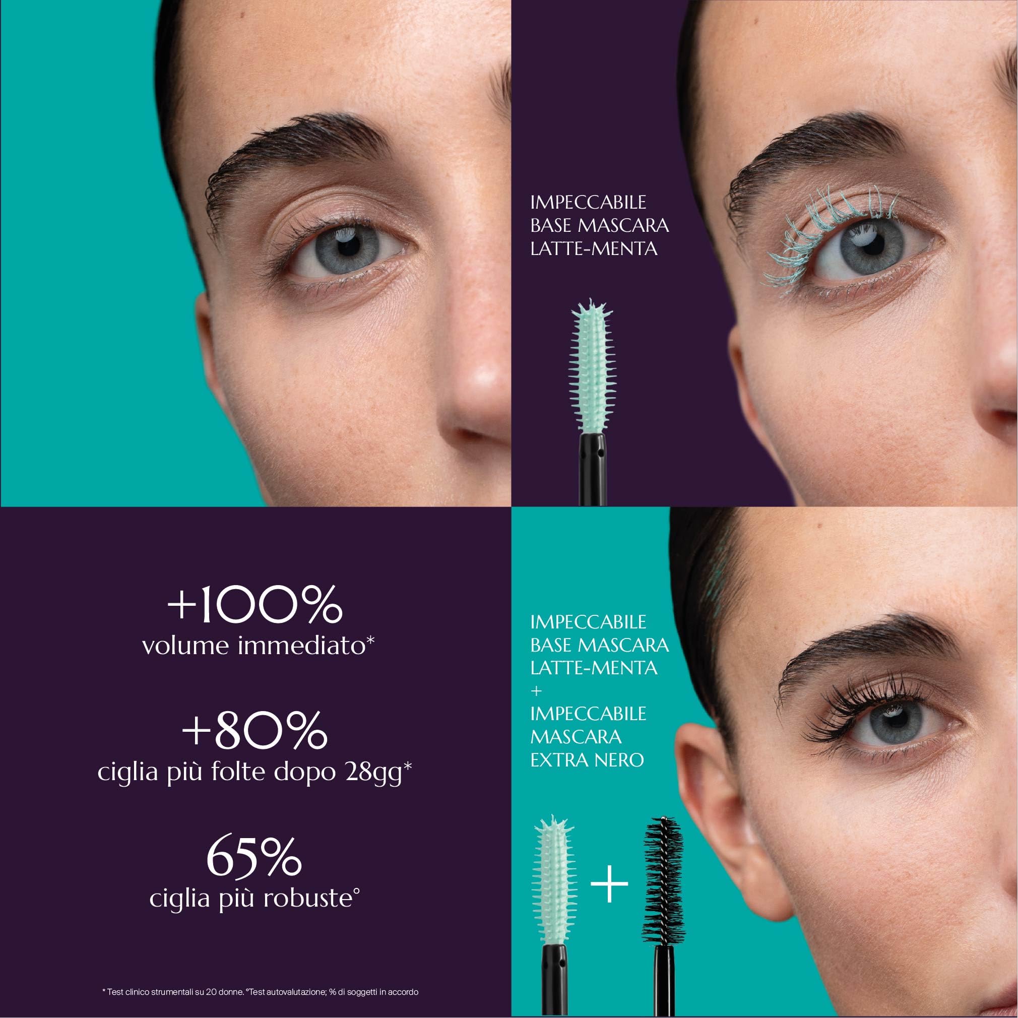 Collistar Impeccabile Base Mascara, Primer Volumizzante e Allungante per Ciglia Perfette, Trattamento Rinforzante
