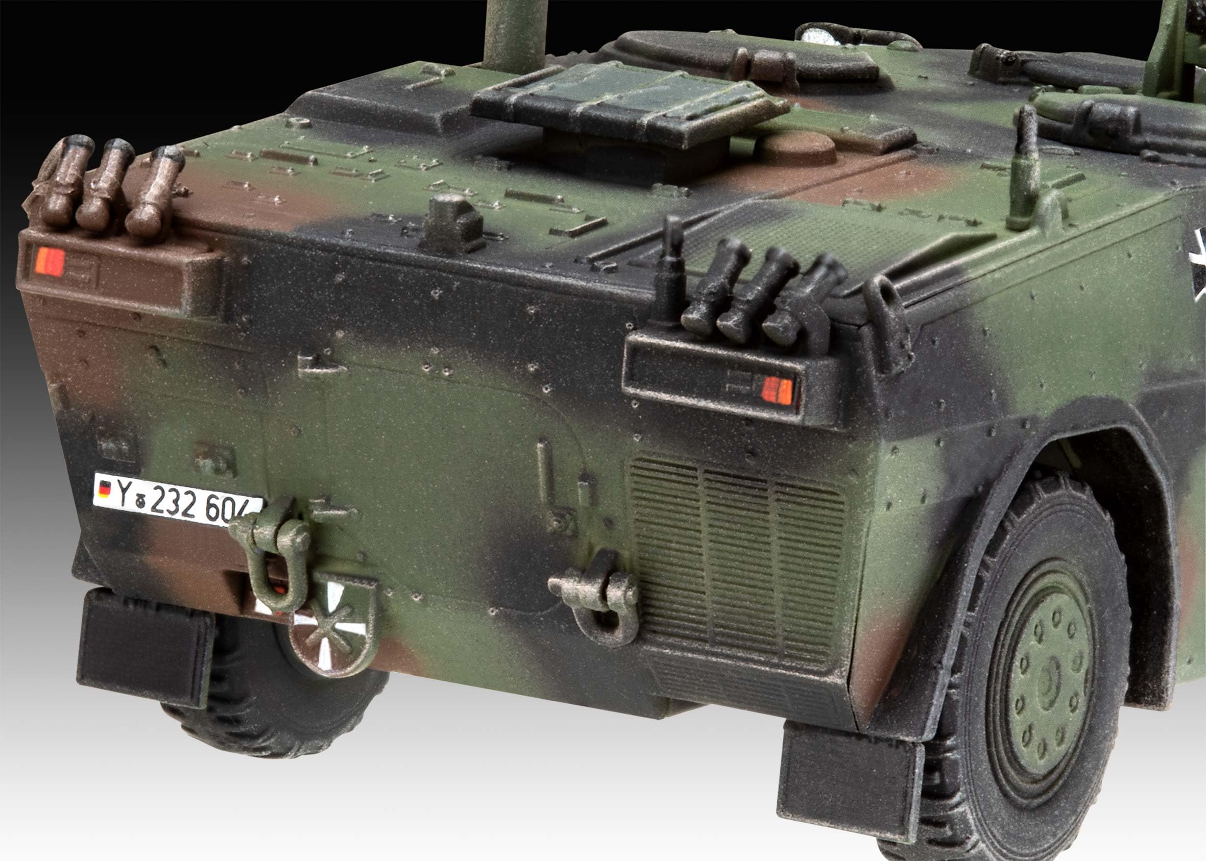 Revell Modellbau I Model Set Spähwagen Fennek I Maßstab 1:72 I 90 Teile I Bastelset ab 12 Jahren I Detailgetreues Modell