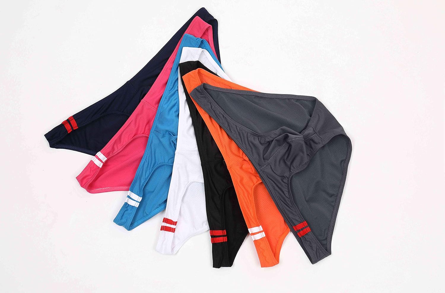 Men's Low Rise Briefs Breathable Bikini Soft Stretchy Underwear - Image 9