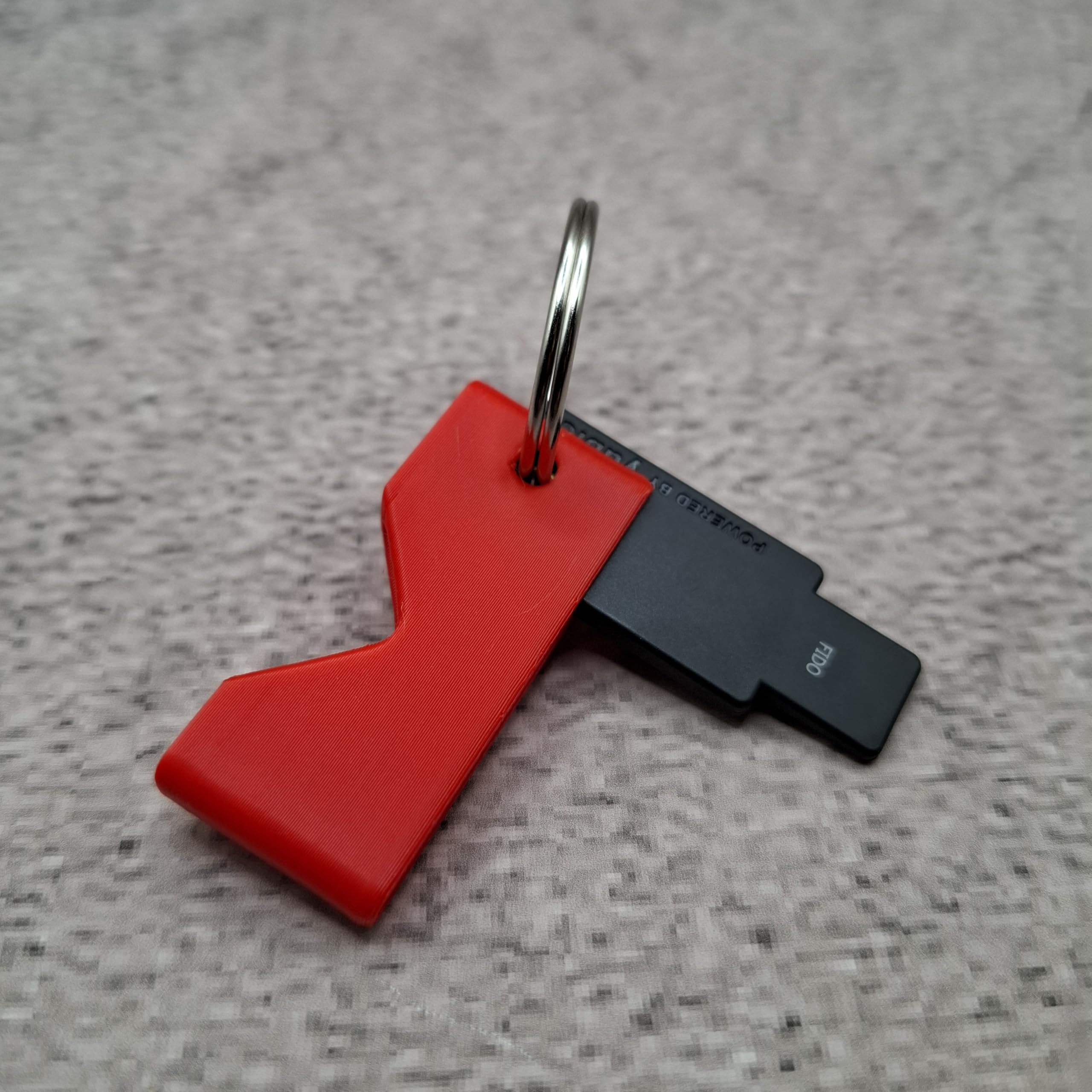 Case etui ochronne kompatybilne z Yubico Yubikey 5 NFC (USB-A)/ 5C NFC (USB-C), etui ochronne na klucze bezpieczeństwa, wybór koloru (czerwone, 5 NFC (USB A))