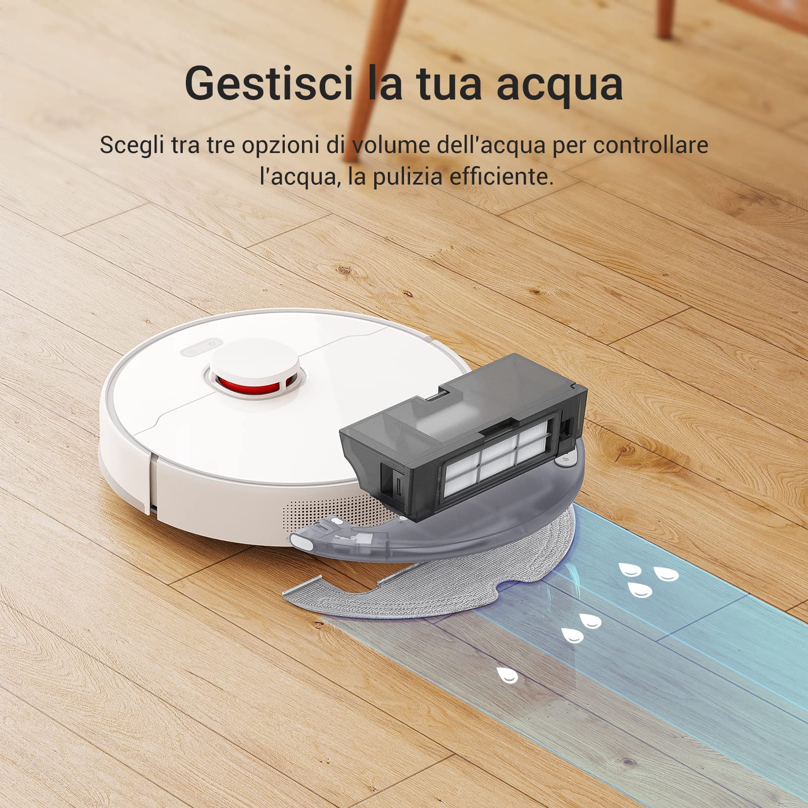 DREAME D10 Plus Robot Aspirador + Estación de Vaciado Automático