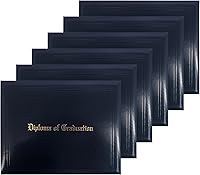 Vista 8 de GraduationMall Cubierta impresa para diploma para certificado 8.5 x 11 pulgadas, real, paquete de 1