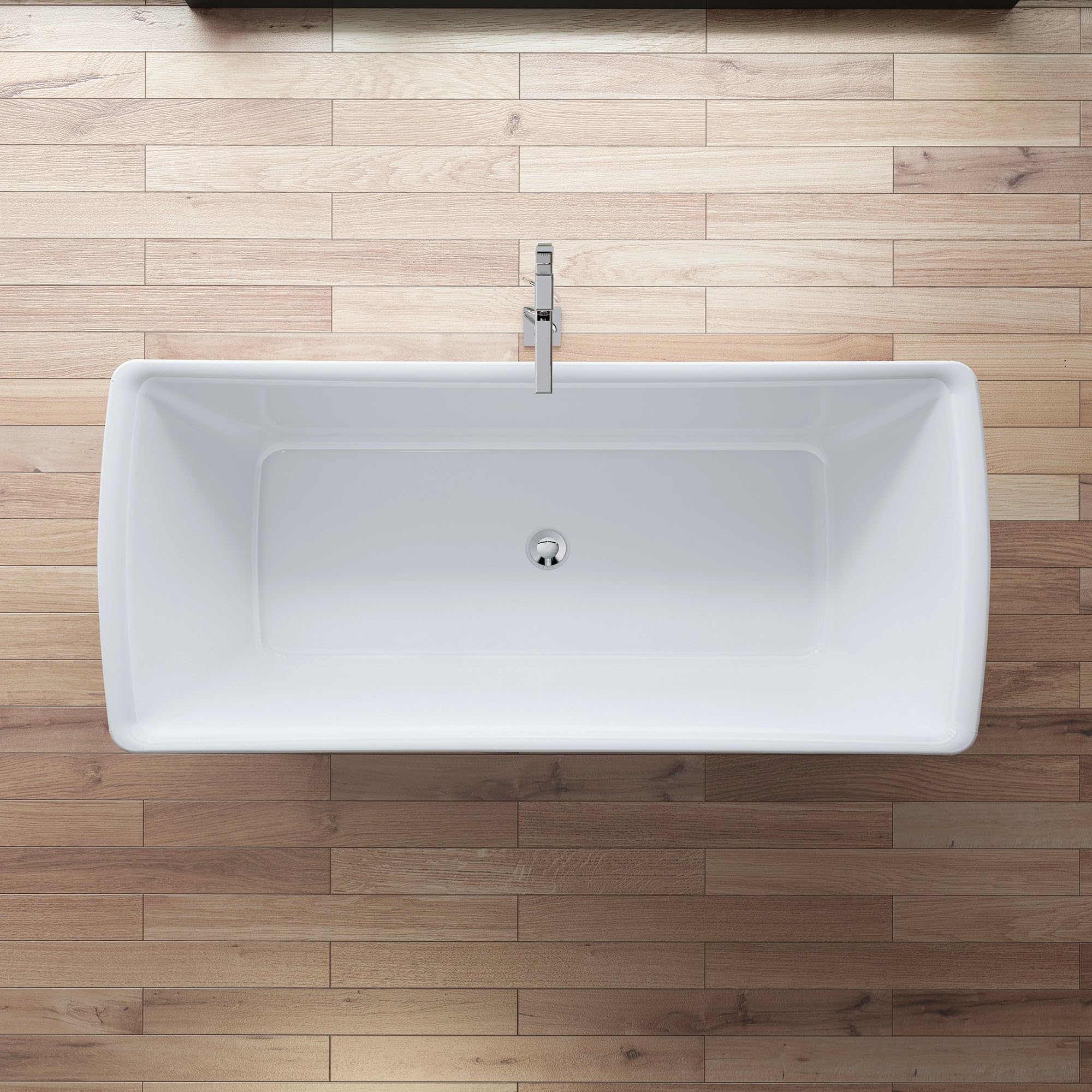 KIRA - Vasca freestanding rettangolare L 170 x l 75 cm, by SPALINA