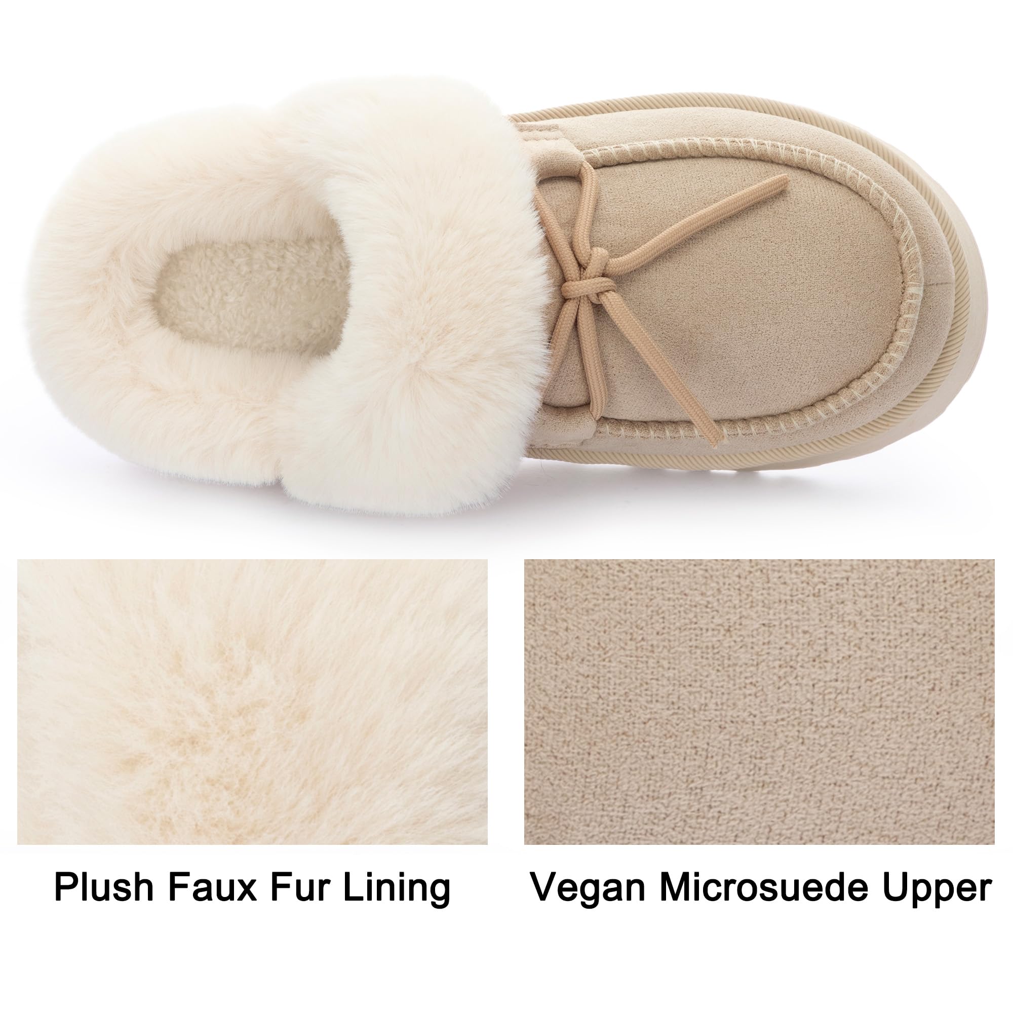 RockDove Pantofole da donna in microsuede con piattaforma in memory foam con suola interna/esterna