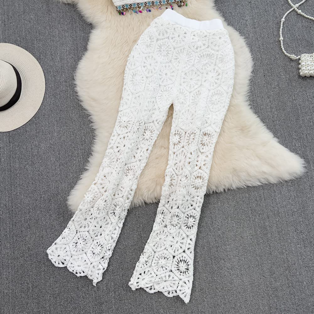 Gilet Da Donna,Tute Set All'Uncinetto Scollo All'Americana Bikini E Svasature Canottiere In Rete Per Donna Corsetto Estivo Con Spalline Costume Da Bagno Etnico Sexy Abiti In Maglia Y2K Abbigliamento