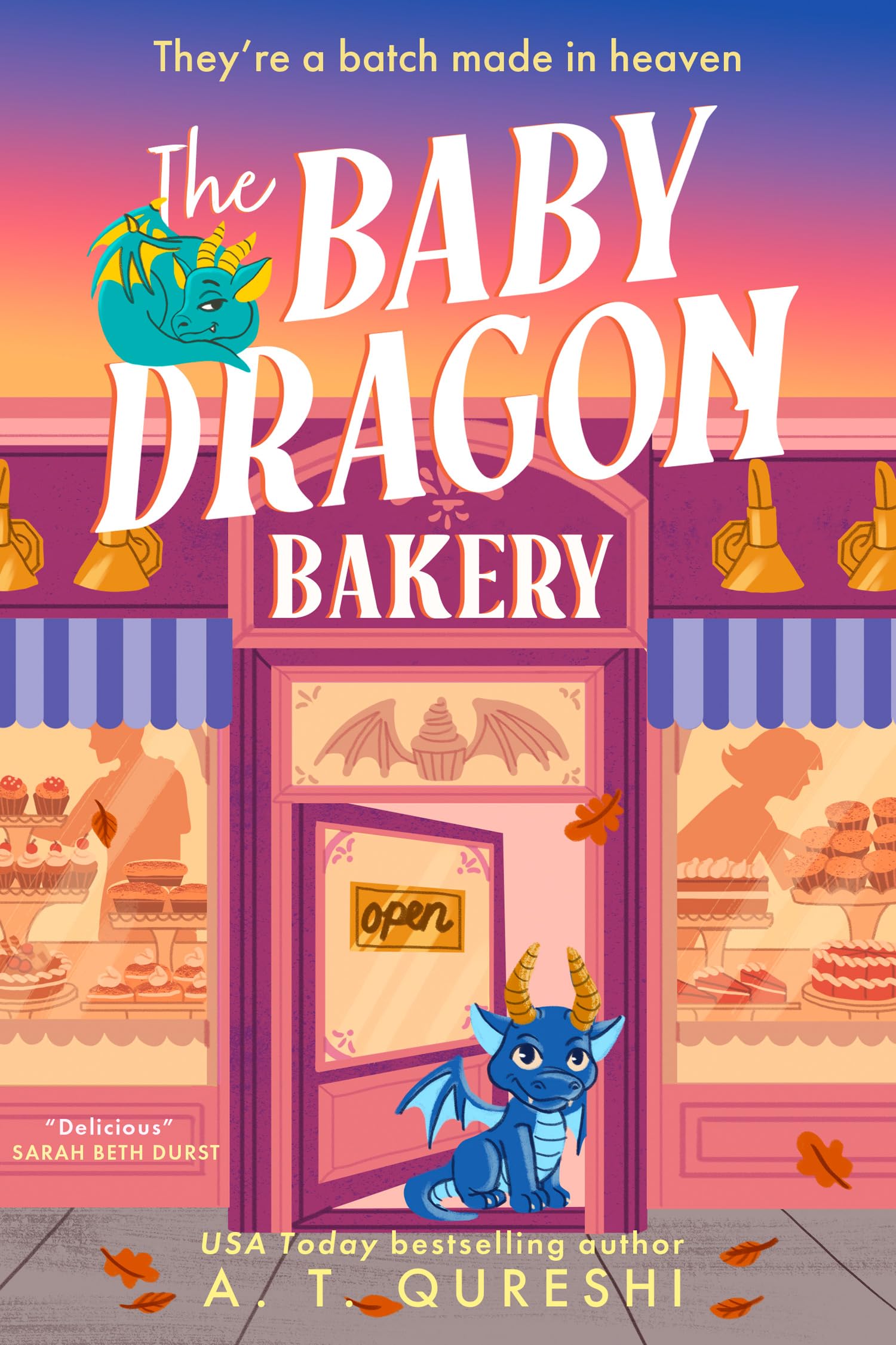 Cover of The Baby Dragon Bakery: THE coziest friends-to-lovers fantasy romance of 2026 (The Baby Dragon series)