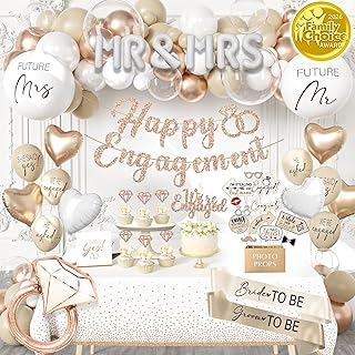 261 Pc Premium Engagement Party Decorations Kit