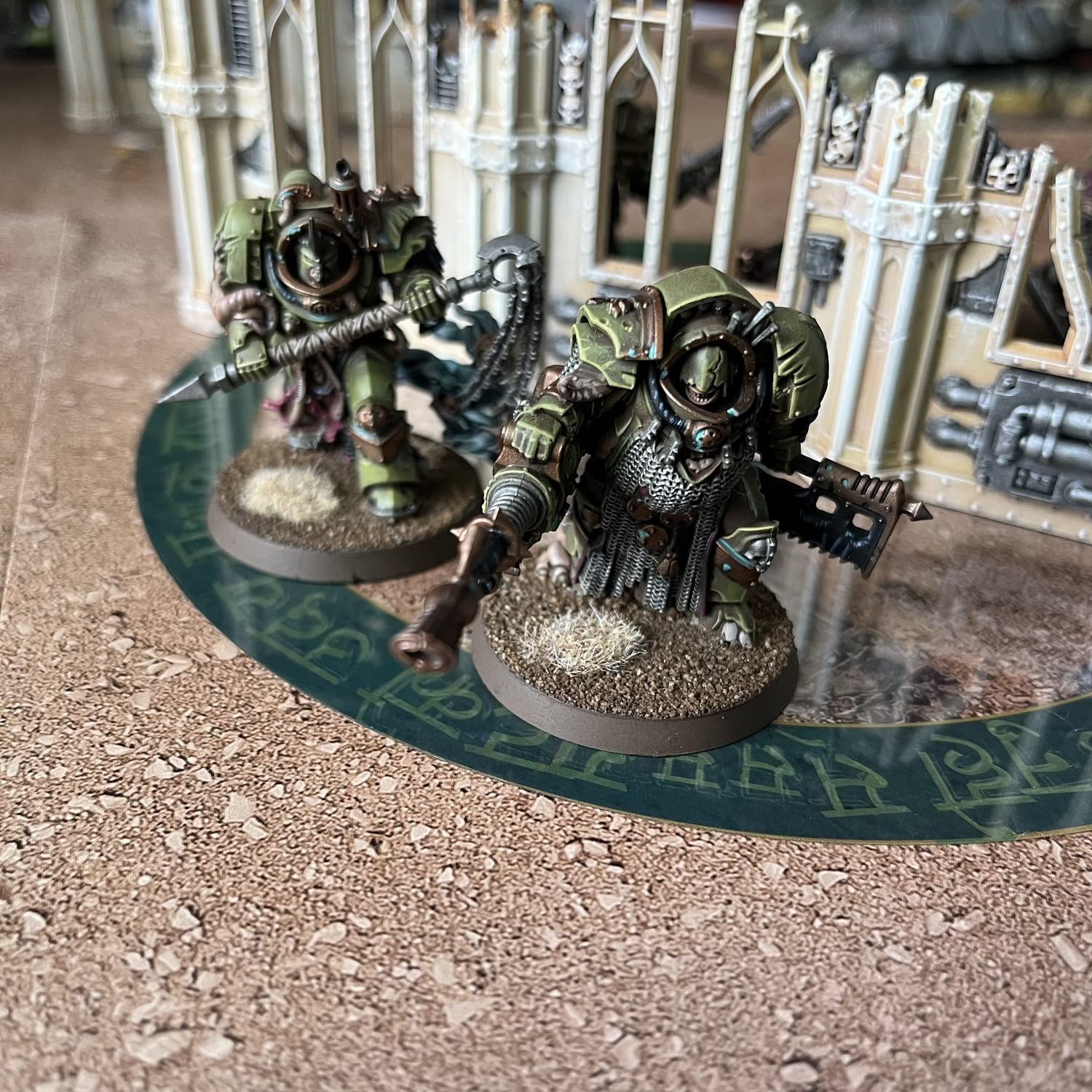 Jucoci Set di 6 marcatori per obiettivi, compatibili con Warhammer 40k WH40k Wargame (Miniatura Non Inclusa)