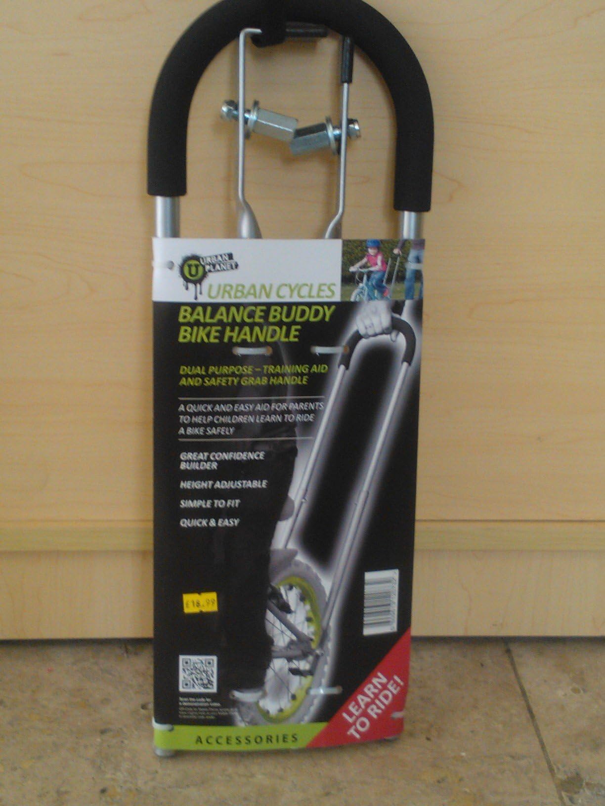 Balance Buddy Child's Bike Balance Aid - Provides Safety and Builds Confidence, ALso Can be Used to Push Your Childs Bike