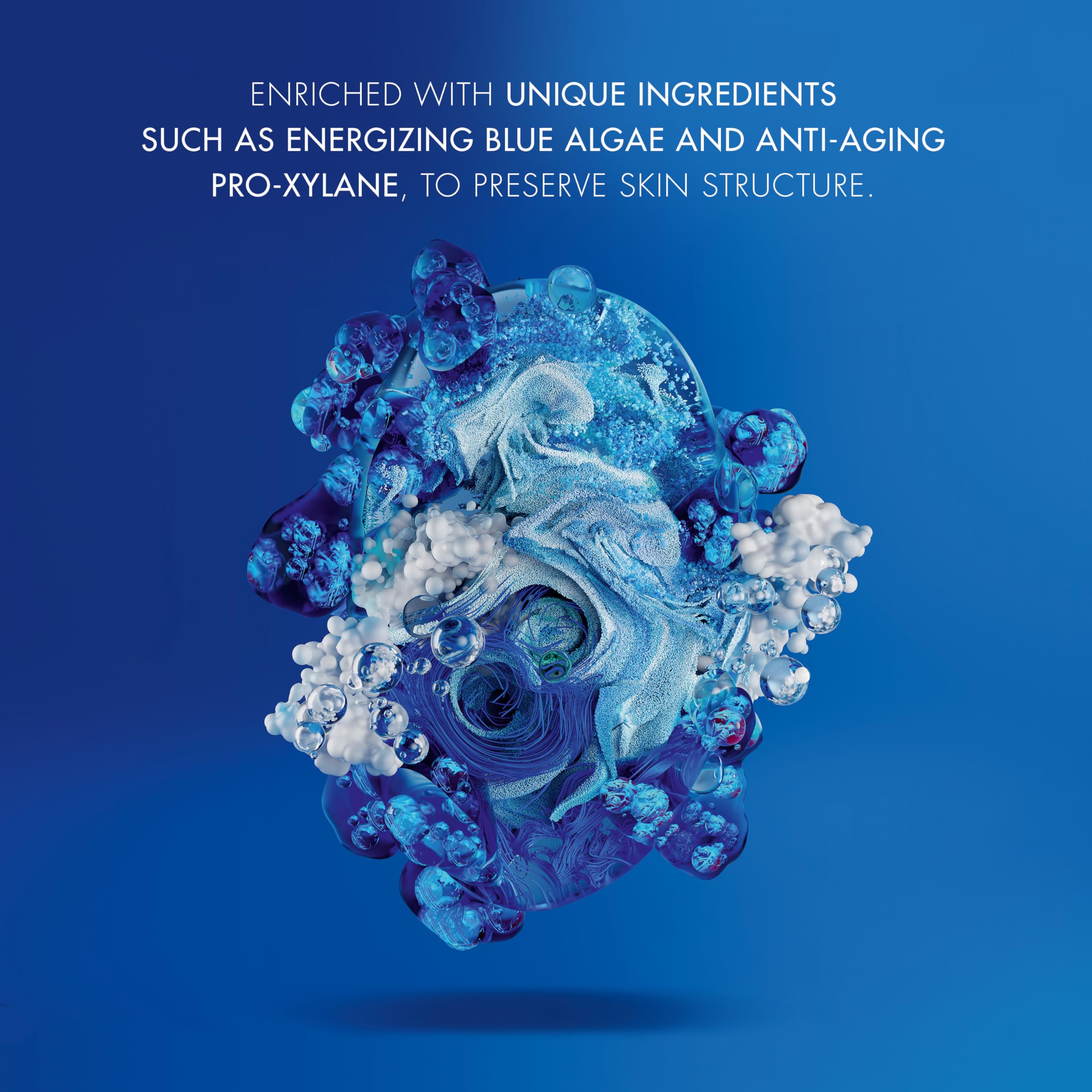 Biotherm Force Supreme Gel, a Revitalizing & Anti-Aging Gel Cream for Men with Pro-Xylane and Blue Algae for Firmer Skin and Suppler Skin, Anti-Aging Skincare(Pack of 1)