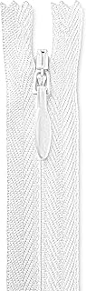 Invisible Nylon White Zipper 5 inch Zip for Sewing Craft
