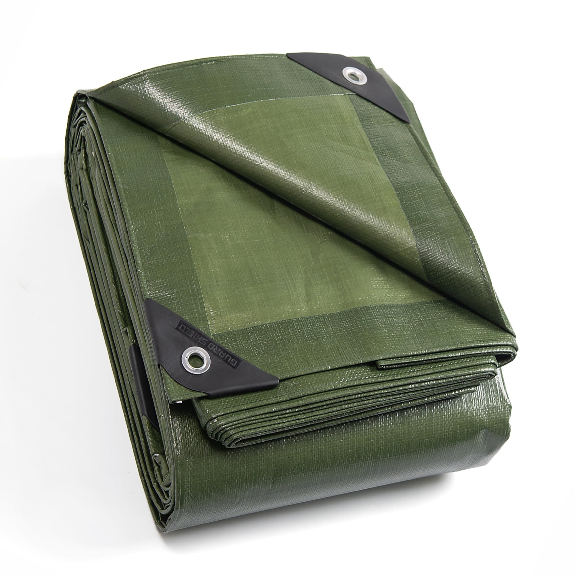 GUARD SHIELD Tarpaulin, Waterproof, 3m x 4m, Green, 160g/m², Polyethylene, UV-Protected, Garden, Cars, Motorcycles