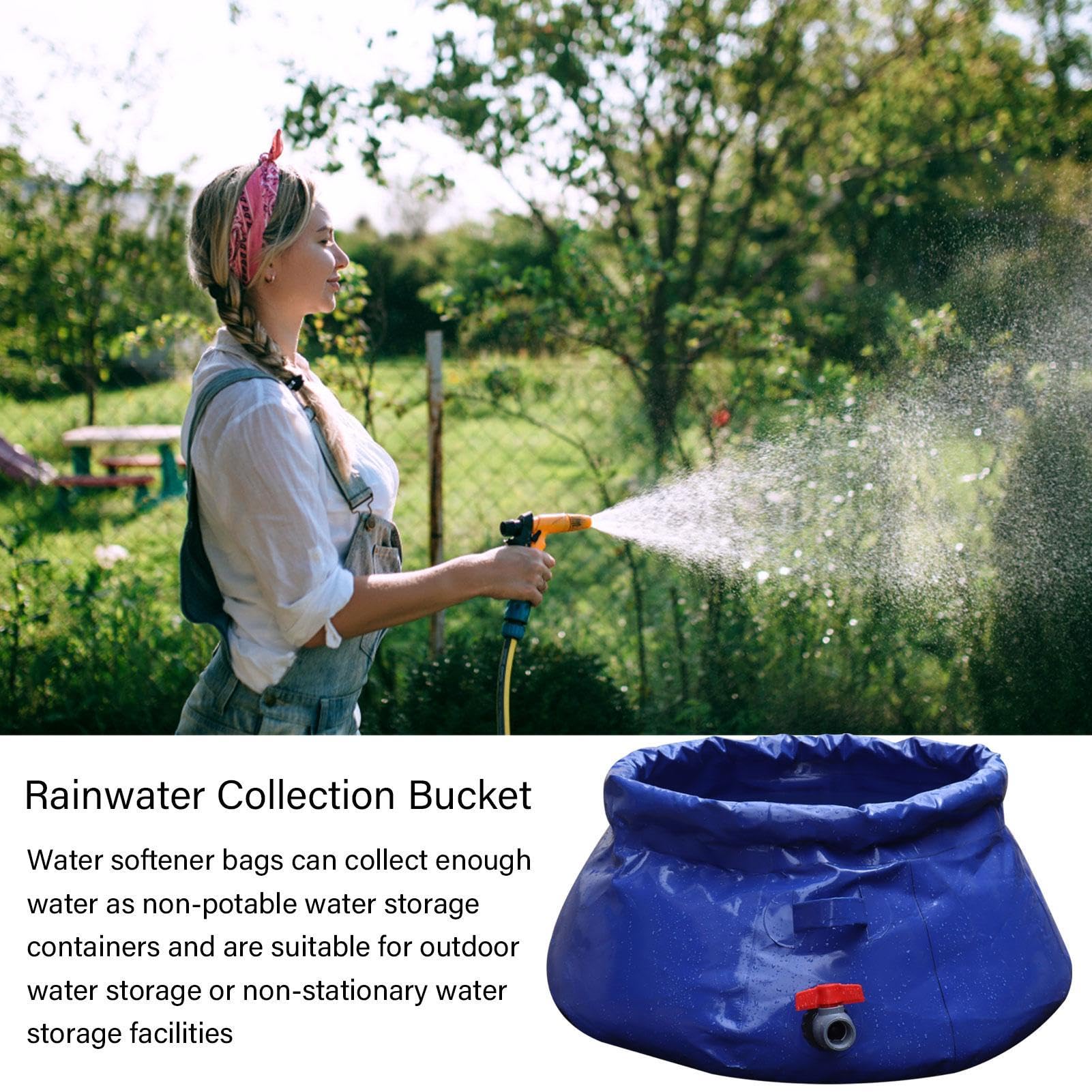 Cubos de agua de lluvia – Colección de agua de lluvia, tanques de almacenamiento de agua de lluvia, almacenamiento de agua de lluvia, colector de agua de lluvia plegable, almacenamiento de agua | almacenamiento de agua de lluvia, almacenamiento de agua de