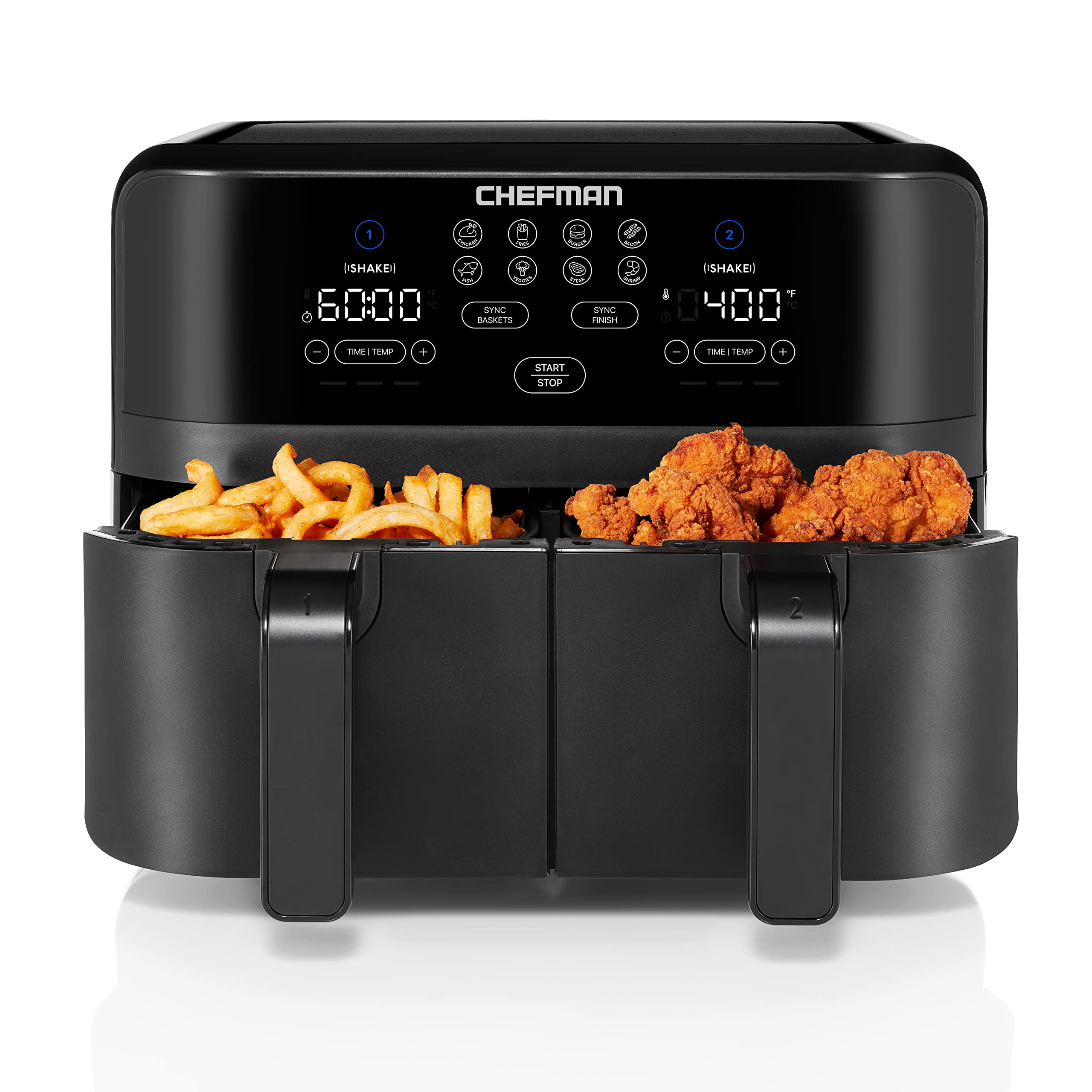 Chefman TURBOFRY TOUCH DUAL AIR FRYER