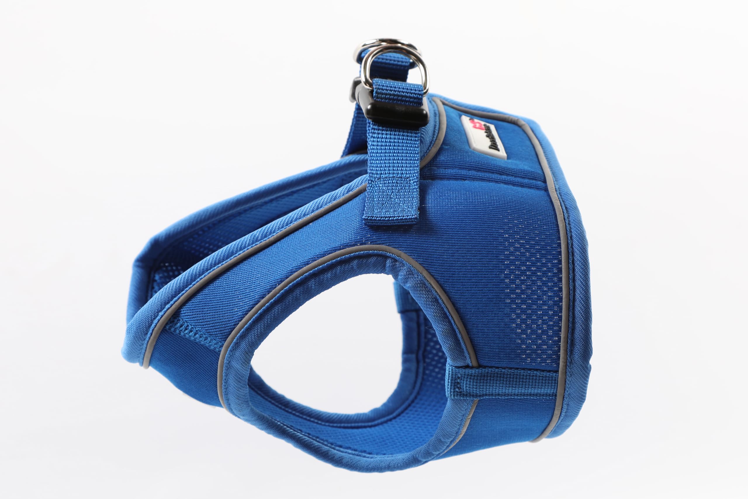 Doodlebone – Snappy Harness Dog Harness – Easy Step In Vest Style Harness, No Over Head Fit, Reflective & Machine Washable for Puppies and Small Dogs – Size 1-2, 35-40cm - Sapphire — image 1