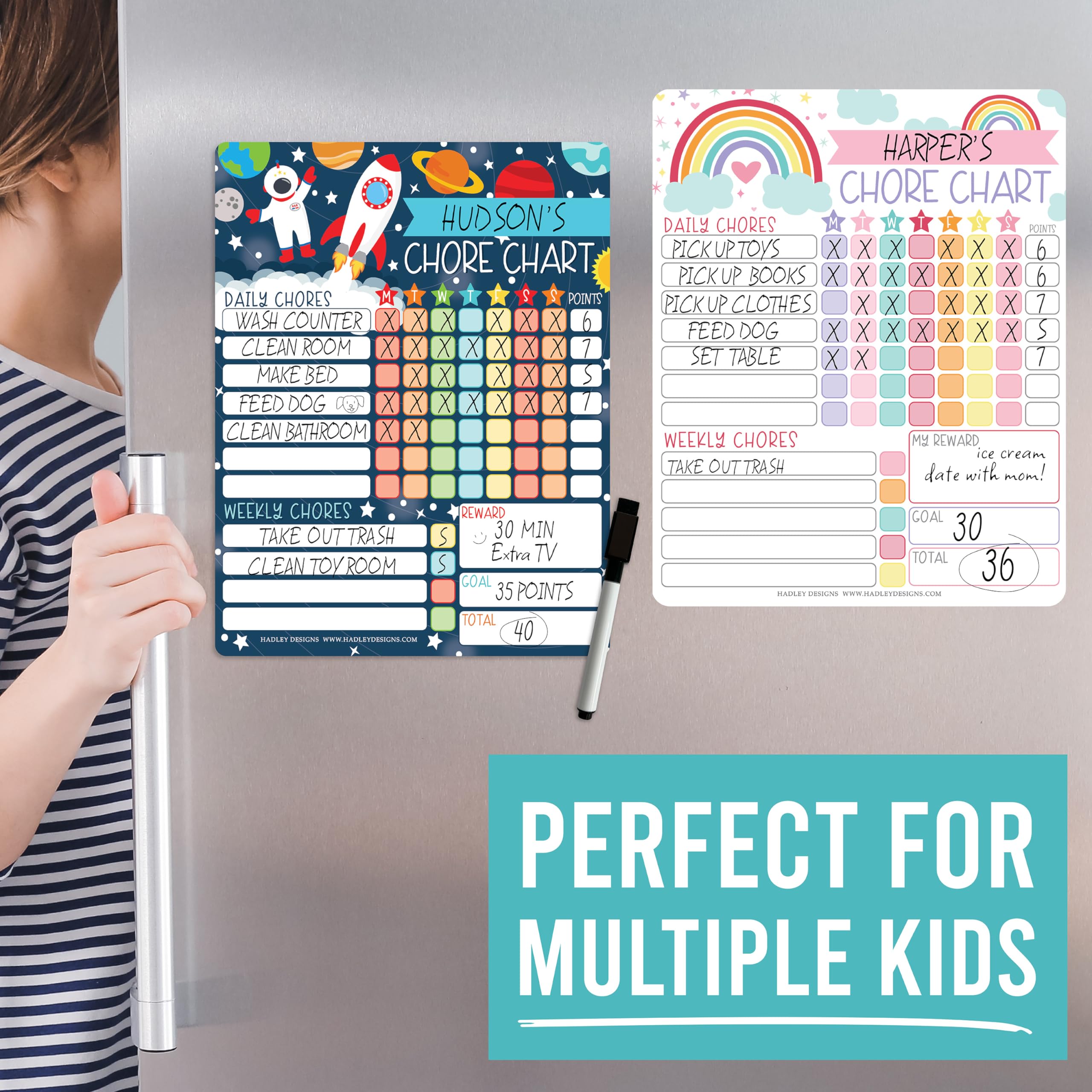 Snapklik.com : Magnetic Chore Chart For Kids - Good Behavior Chart For ...