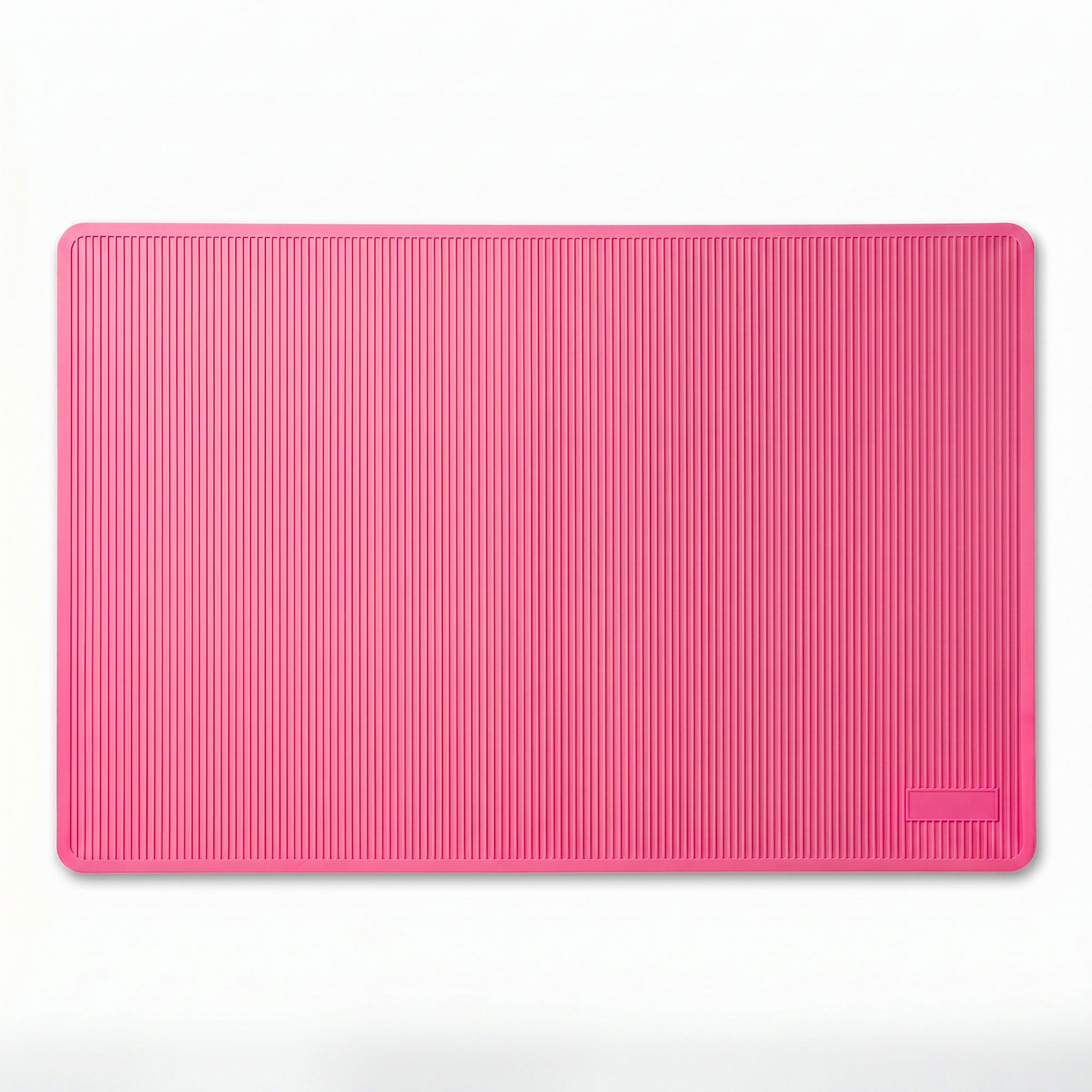 Pet Grooming Table Non-Slip Mat - Padded Mat for at-Home Grooming Dogs and Cats,Bathing Mat for Pets, Diameter：57cm/22.44inch (Pink, 75cm/29.5inch)