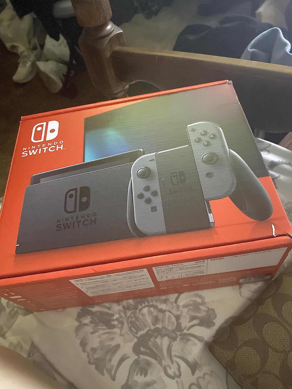 Nintendo Switch with Gray JoyCon - HAC-001(-01) Denmark | Ubuy