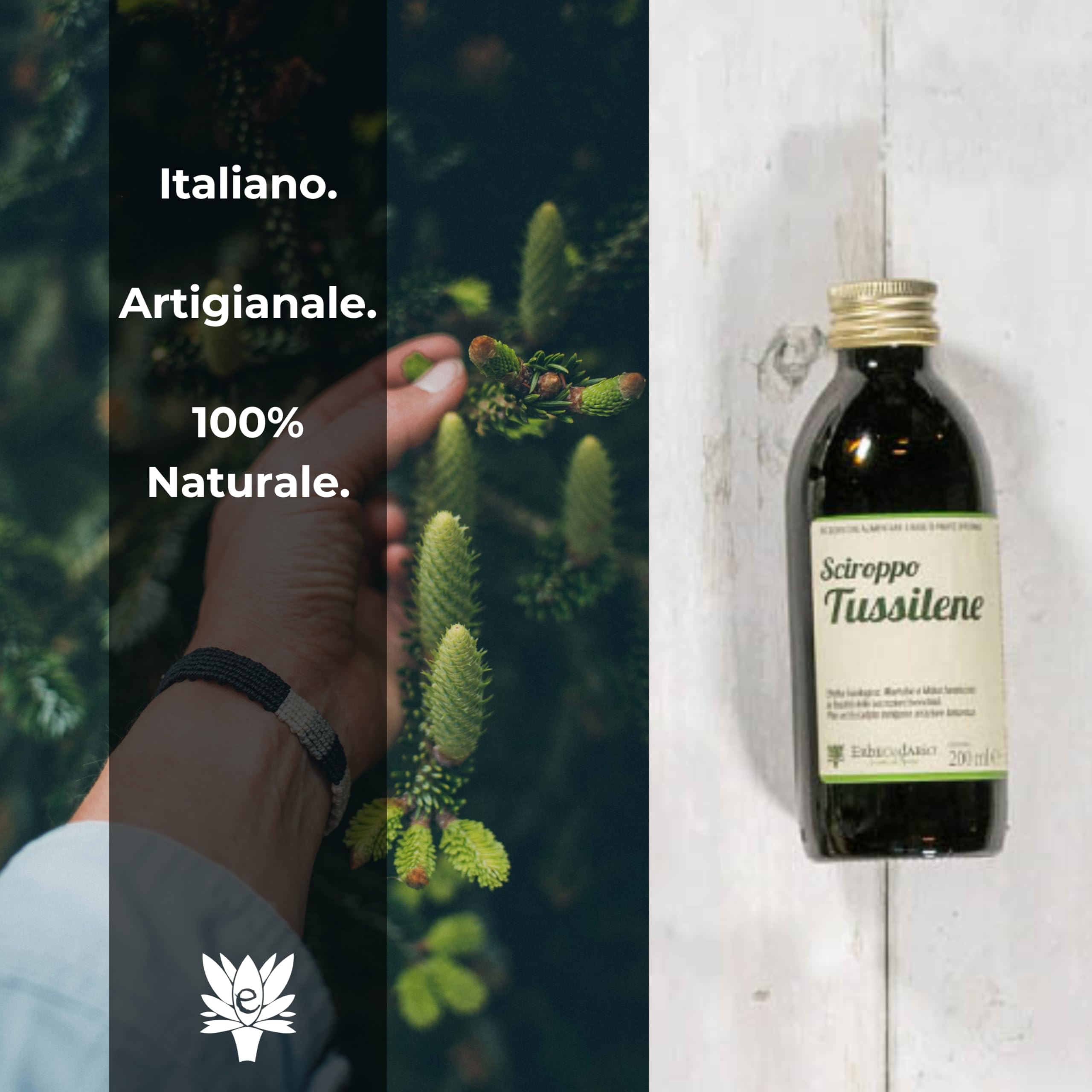Sciroppo balsamico tussilene per adulti e bambini 500ml, sciroppo tosse con propoli e pino silvestre favorisce la fluidità delle secrezioni bronchiali - Made in Italy