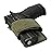 M-Tac Gun Holster for Concealed Carry - CCW Concealed Carry Holster for Men and Women - Cordura Pistol Holster for Fanny, Backpack, Vest (Olive)
