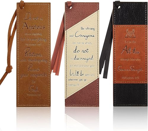 3 marcadores cristianos para mujeres y hombres, marcadores religiosos para el Día del Padre, portada de la Biblia, casas de apuestas de piel