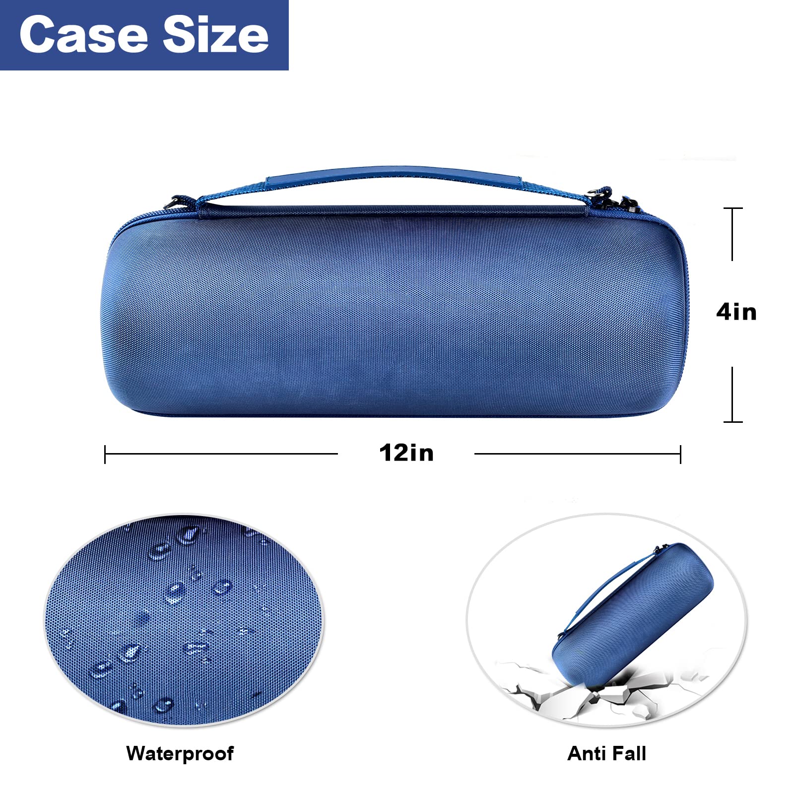 LTGEM - Funda para JBL Charge 4/JBL Charge 5 - Funda de transporte para altavoz de LTGEM - Funda para JBL Charge 4/JBL Charge 5 - Funda de transporte para altavoz de