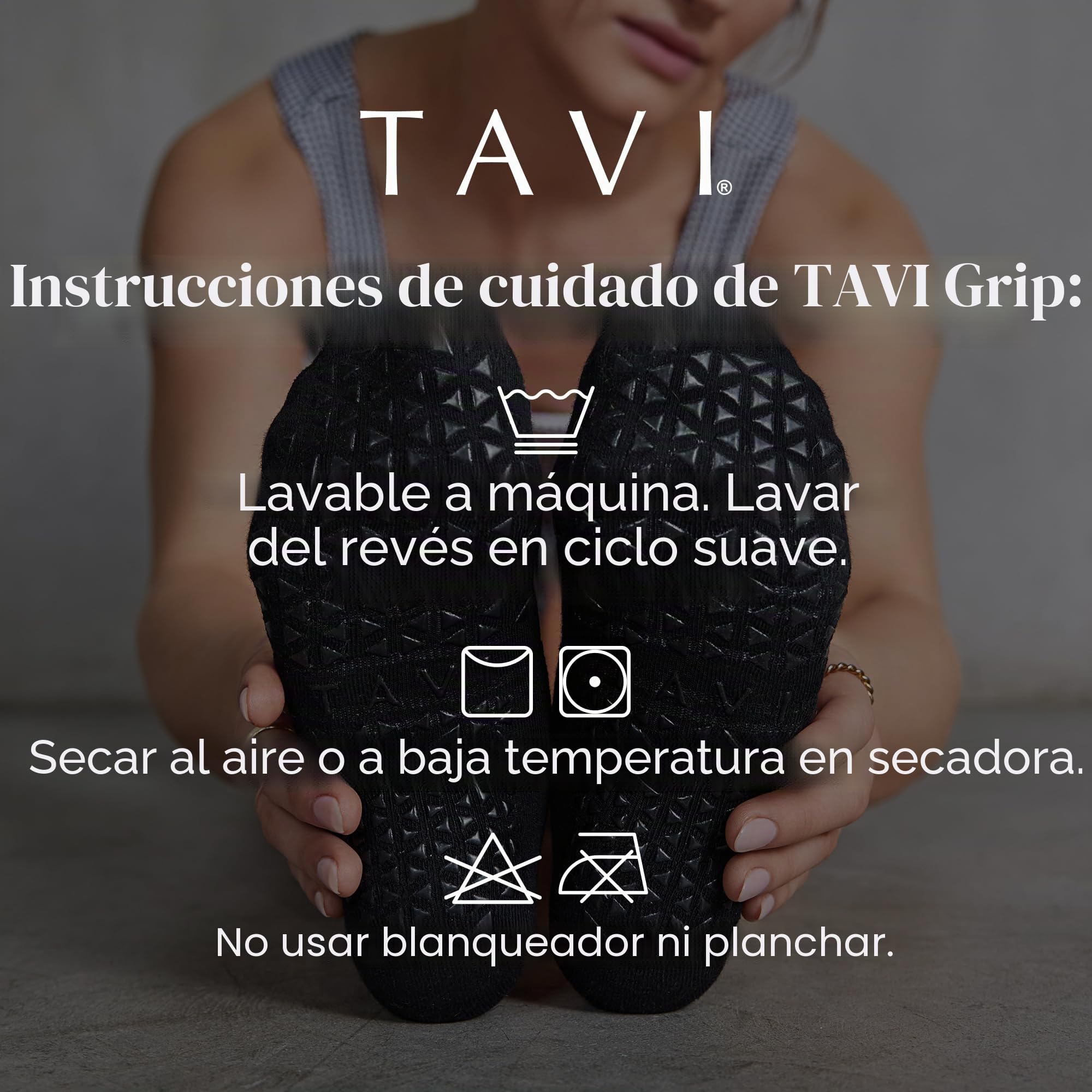 Fitness Mad Tavi Noir Maddie - Calcetines unisex para yoga y pilates, color ébano