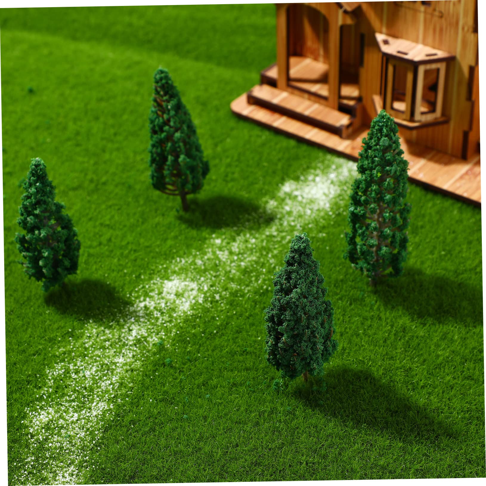 48pezzi Miniature Model Trees Per Diorami e Decorazioni Realistiche Per Ferrovie e