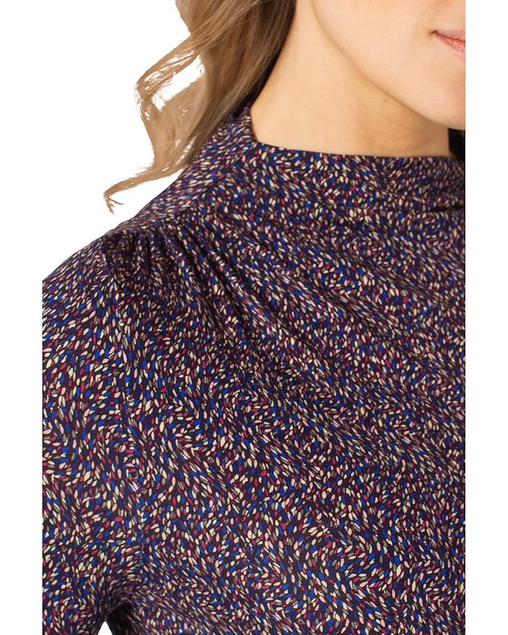 Liverpool Los Angeles Long Sleeve Mock Neck Knit Top With Shirring - #3 of 3