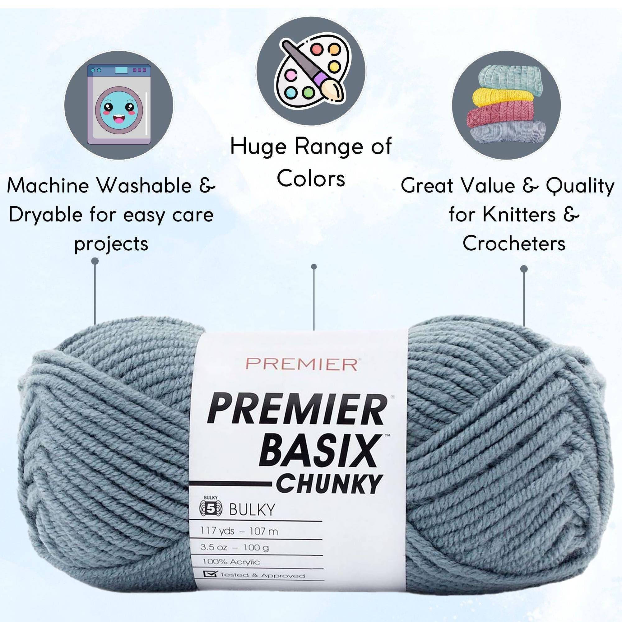 New Craft Supplies > Citadel - Premier Yarns Basix Chunky Yarn: A