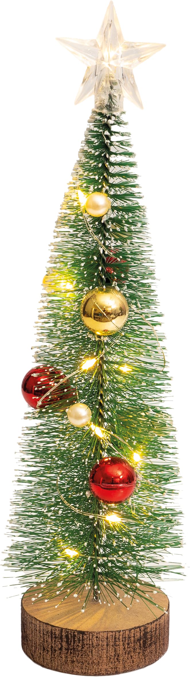 Netagon Mini Christmas Tree - Green - 27.5cm - Wood