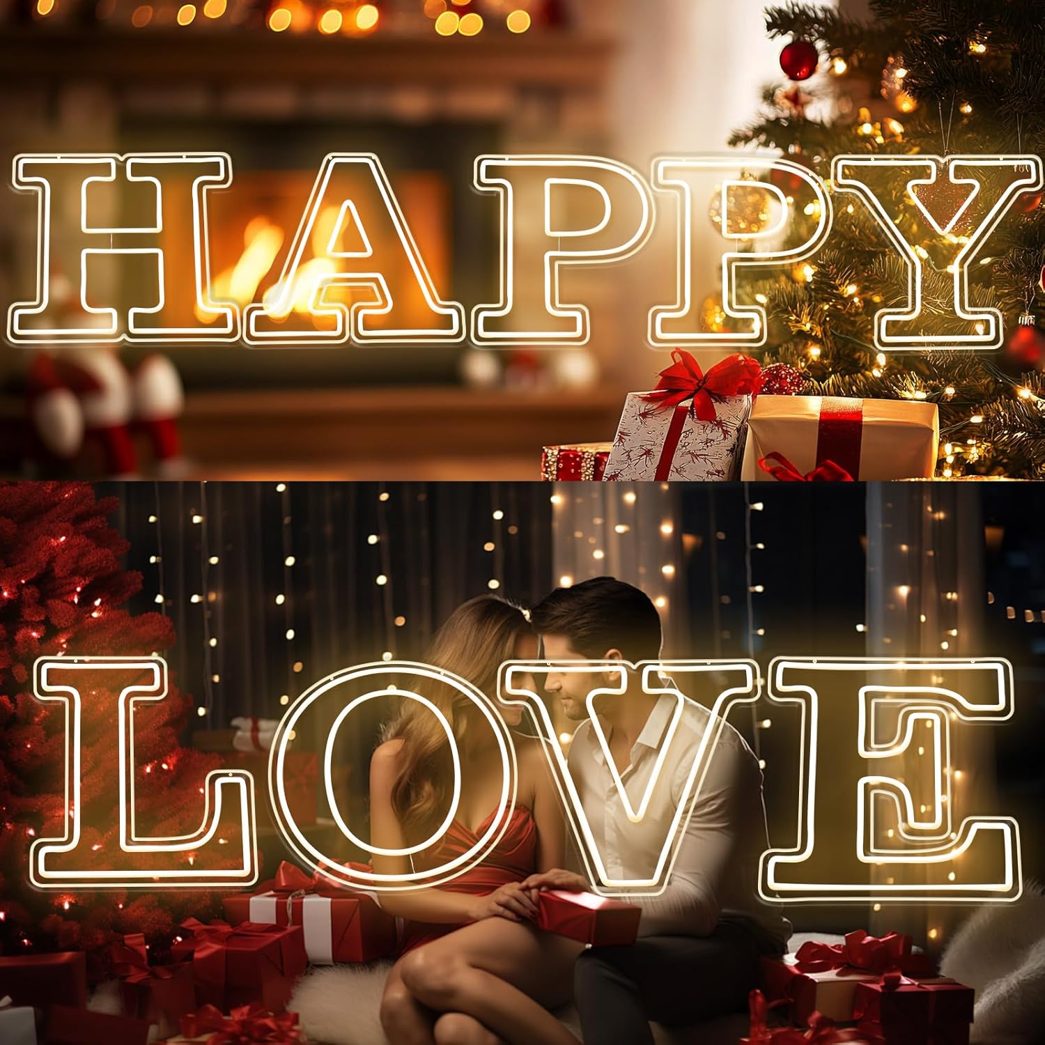 Light Up Letters E LED Letters Lights Neon Sign 26 Alphabet 11.4"Decorative Lighted Alphabet for Wedding Party Birthday Bar Christmas Home Decor Letter Lights (Warm White)