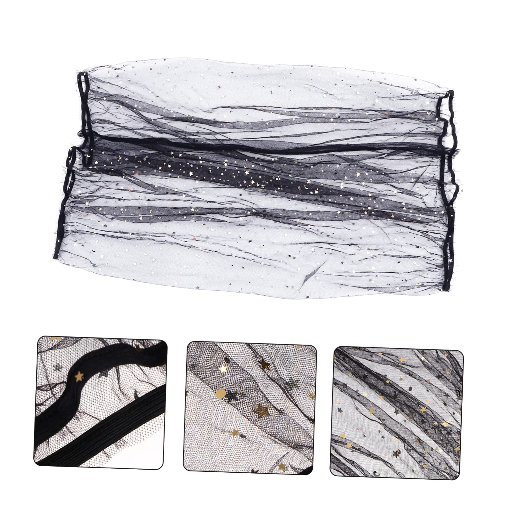 Toddmomy 1Pc Bird Cage Net Cover Star Dot Mesh Accessory for Preventing and Food Splashing Lightweight and Breathable Birdcage Skirt Present for Bird Owners