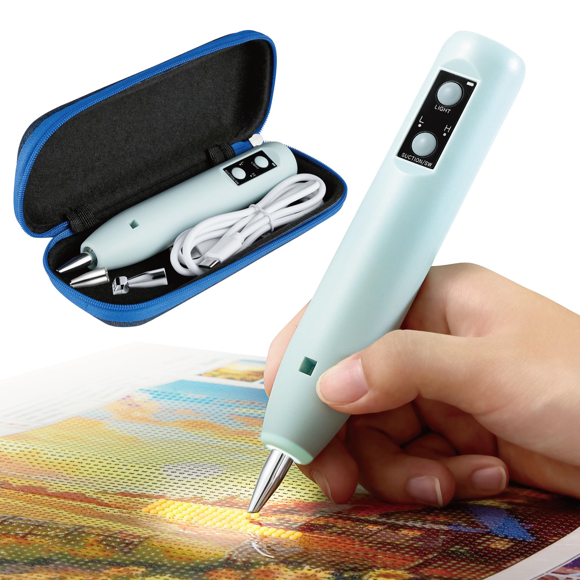 ASTASENG Cordless Low-Noise Diamond Art Pen