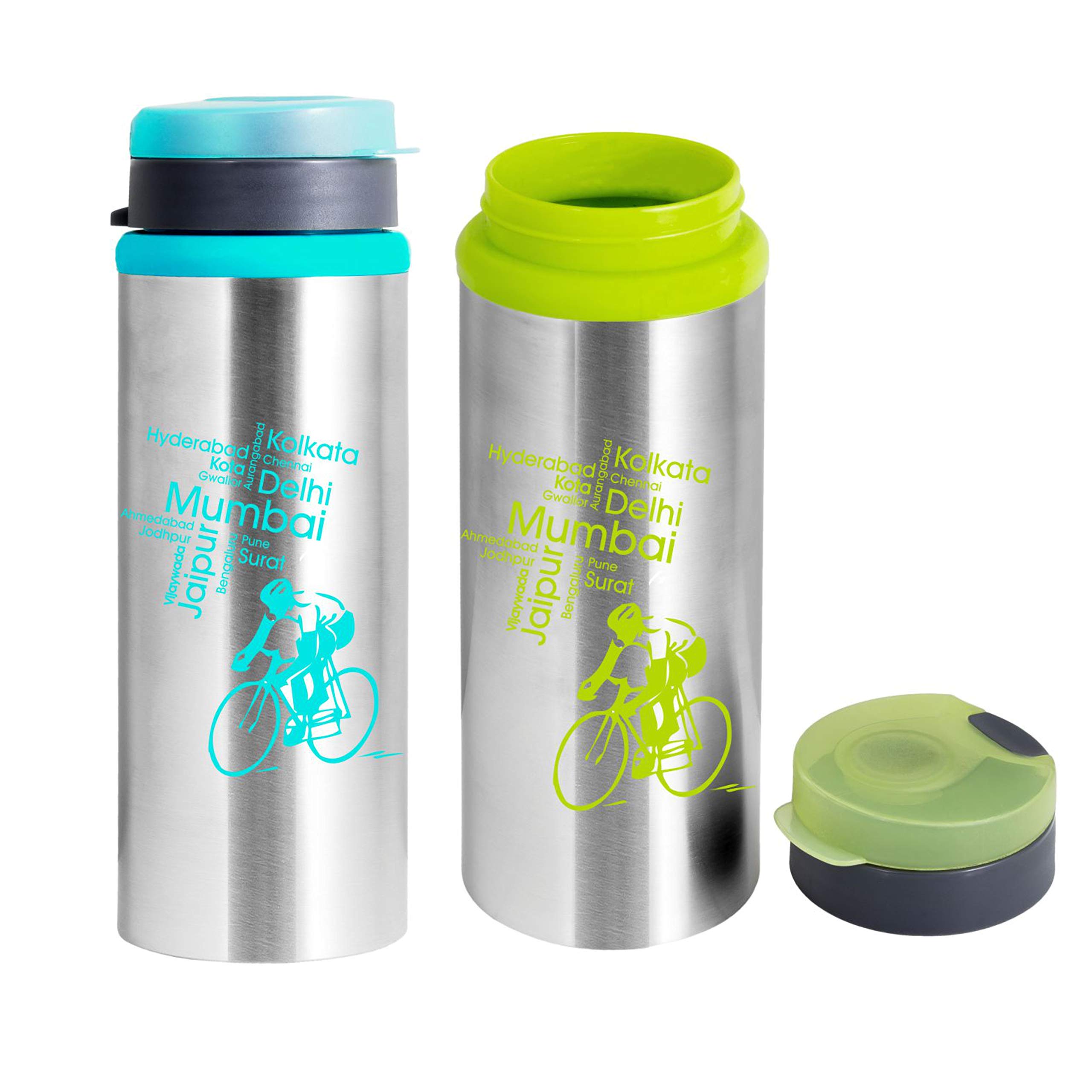 NanoNine Sprint Water Bottle - 2 Pack Stainless Steel -4