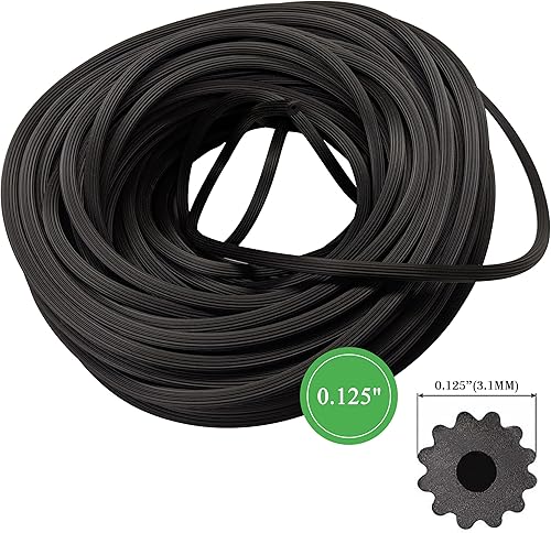 Miniatura 2 de Spline de pantalla - Rollo de 0.125 pulgadas, rollo de 100 pies - Ranura de retención de pantalla redonda - Soporte de pantalla a granel para puerta