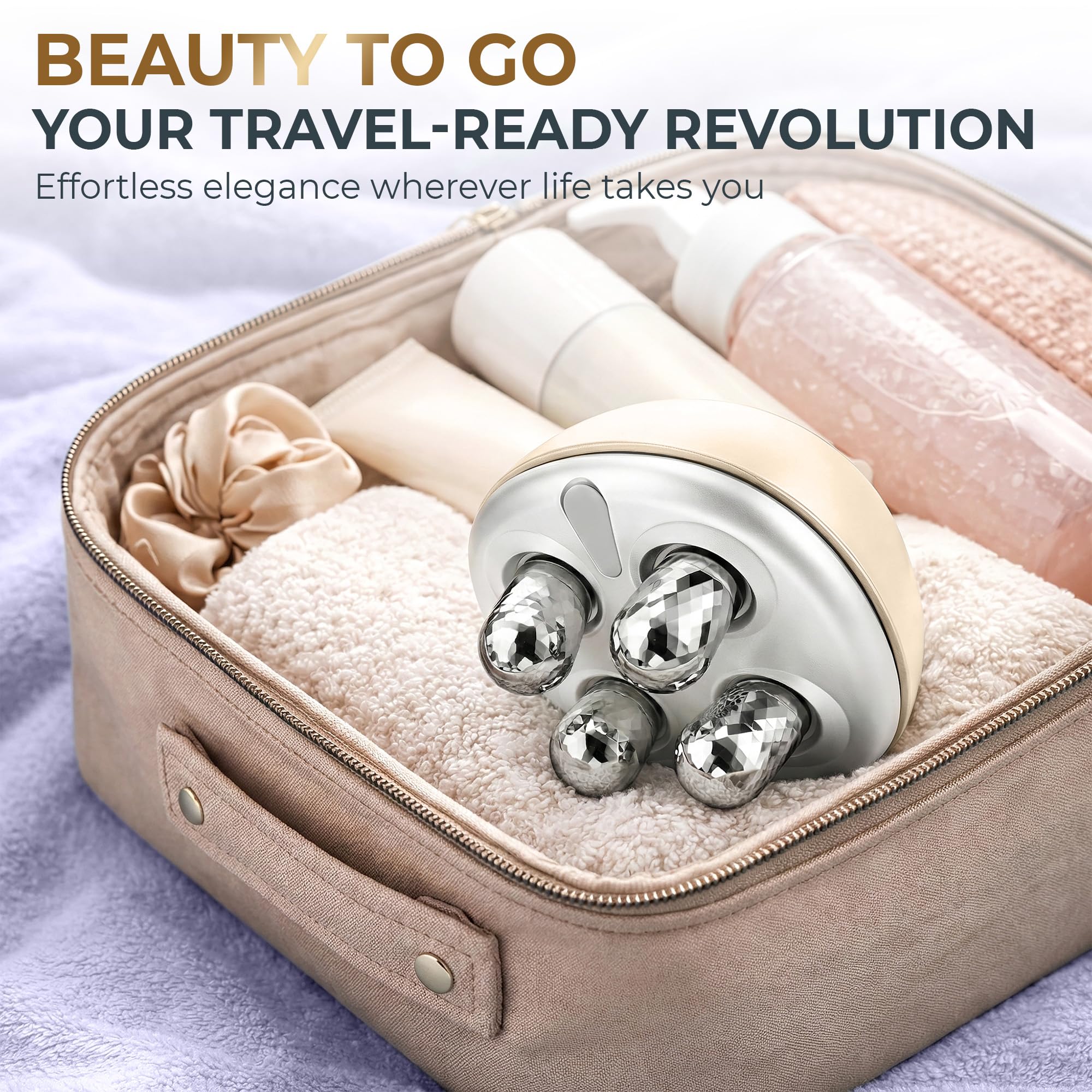 Dispositivo facial de microcorriente, herramienta de masaje facial, masajeador de ojos y cuello, rodillo facial, herramientas de belleza para relajar el masaje facial y rutina de cuidado de la