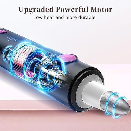 Miniatura 4 de Taladro de uñas eléctrico, lima de uñas eléctrica inalámbrica 8 en 1 con luz LED, kit de manicura y pedicura recargable de 5 velocidades,