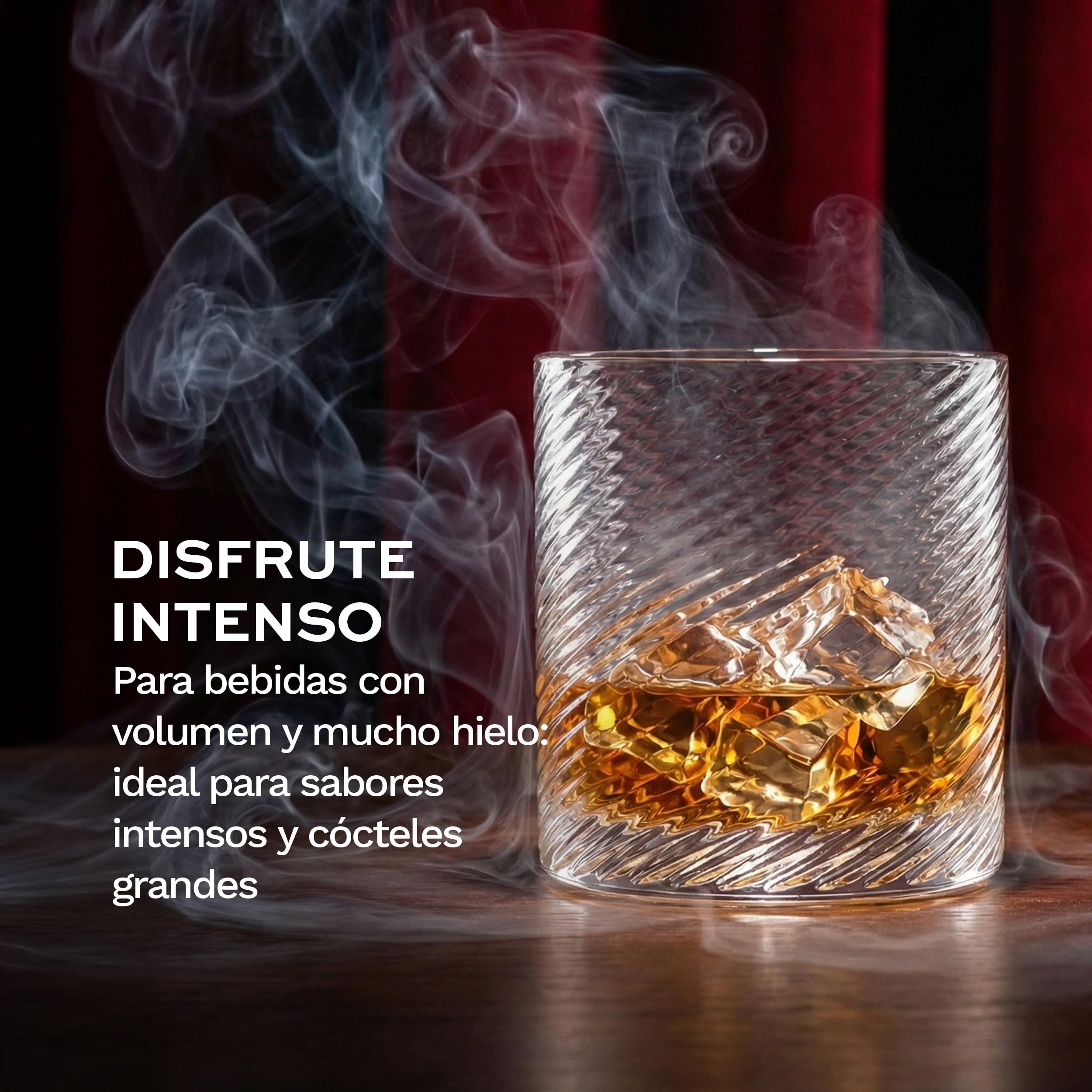 Stölzle Lausitz Berlin D.O.F. - Juego de 6 vasos de whisky de 500 ml, diseño de estilo Art Déco, con superficie texturizada de cristal, apto para lavavajillas, fabricado en Alemania