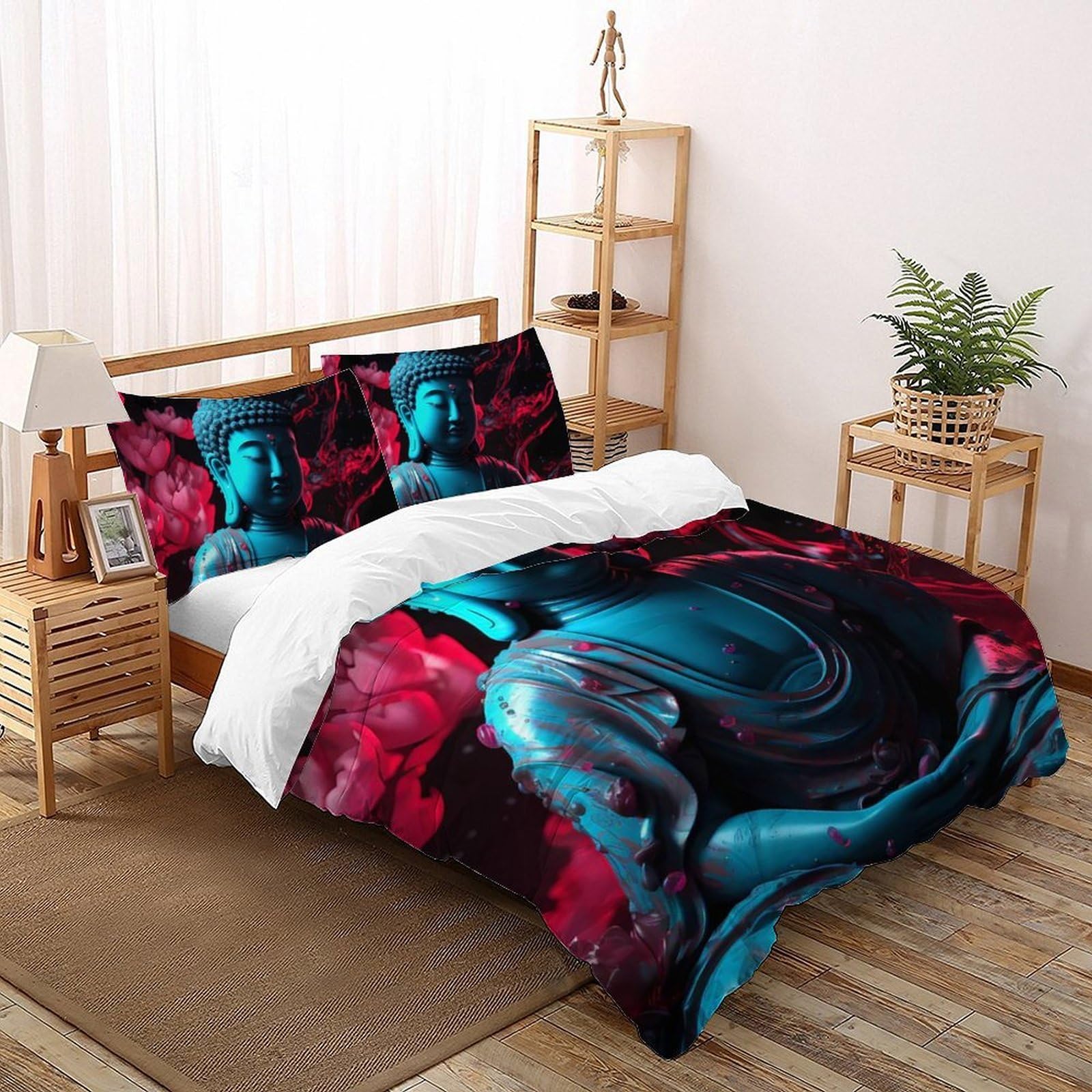 Housse de couette enfant 3D 220x240 cm King avec 2 taies