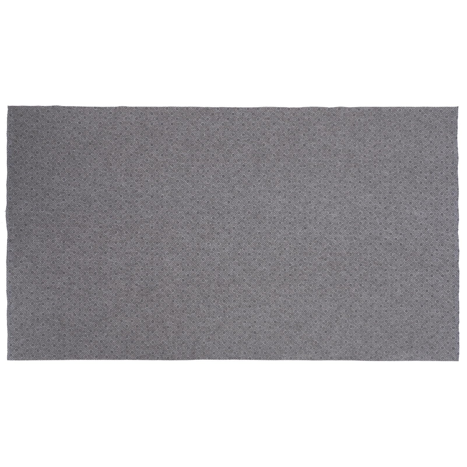 Alfombrilla antideslizante gris oscuro de tela de 180X100cm para base de alfombra